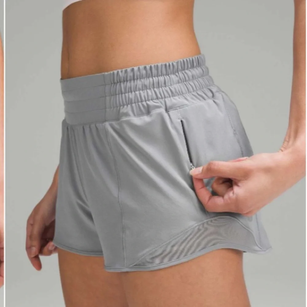 Lululemon Hotty Hot High-Rise Lined Short 2.5" in Rhino Grey ~ Size 8 - Picture 2 of 9